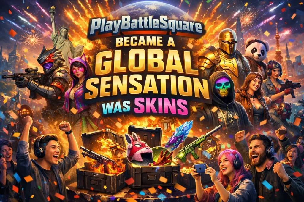 How PlayBattleSquare Became a Global Sensation Thanks to Skins